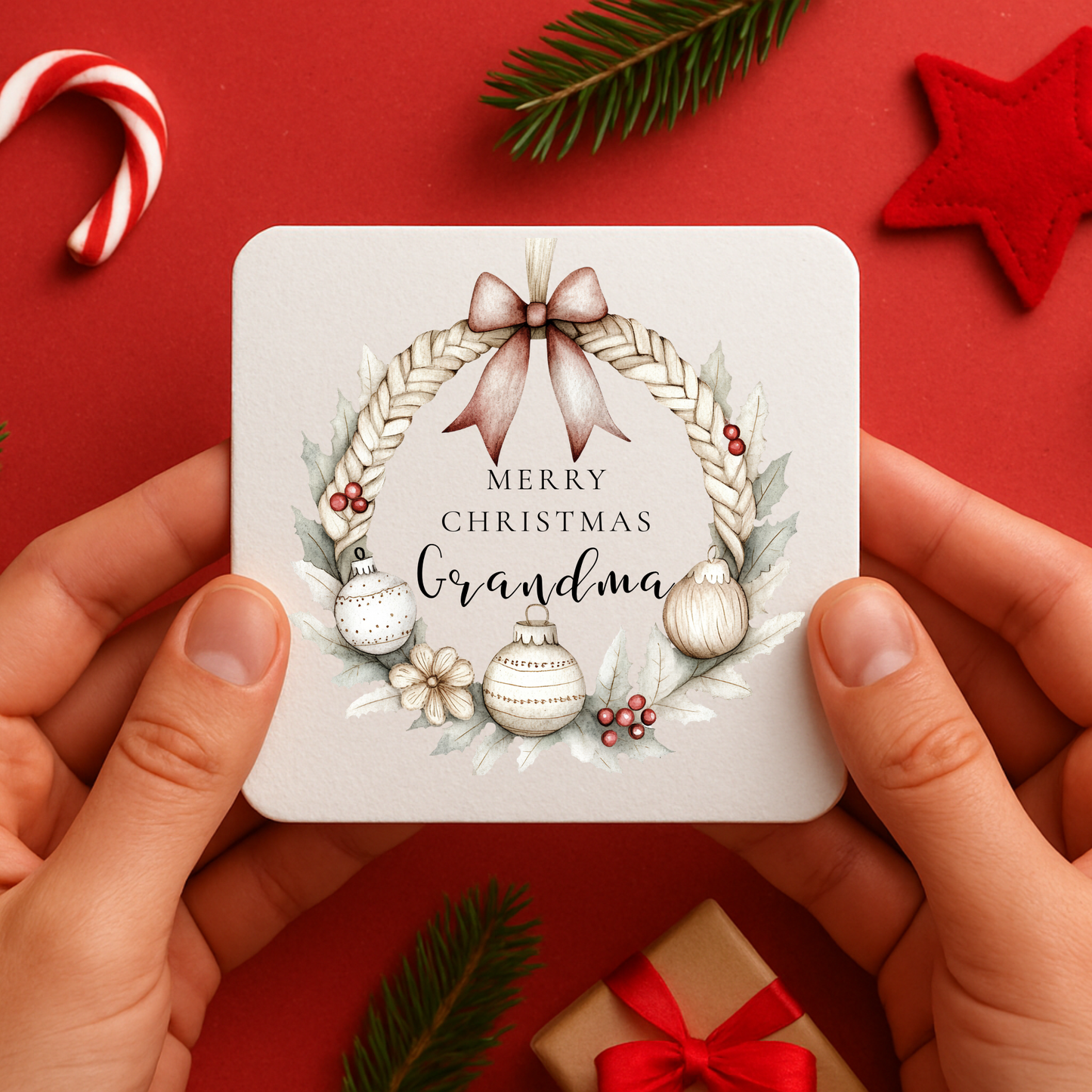 Grandma Mug & Coaster Set, This grandma is loved mug Gift