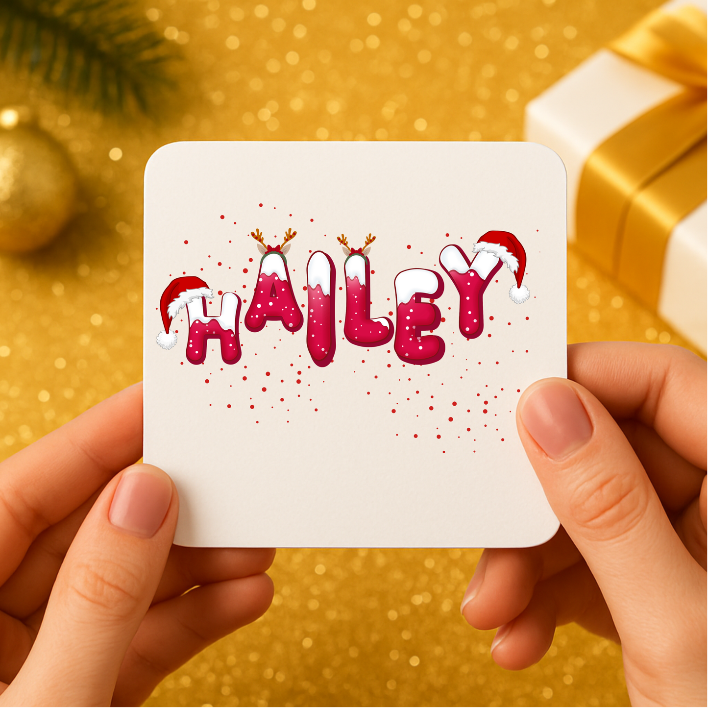 Personalised Mug / Coaster / Personalised Christmas Gift