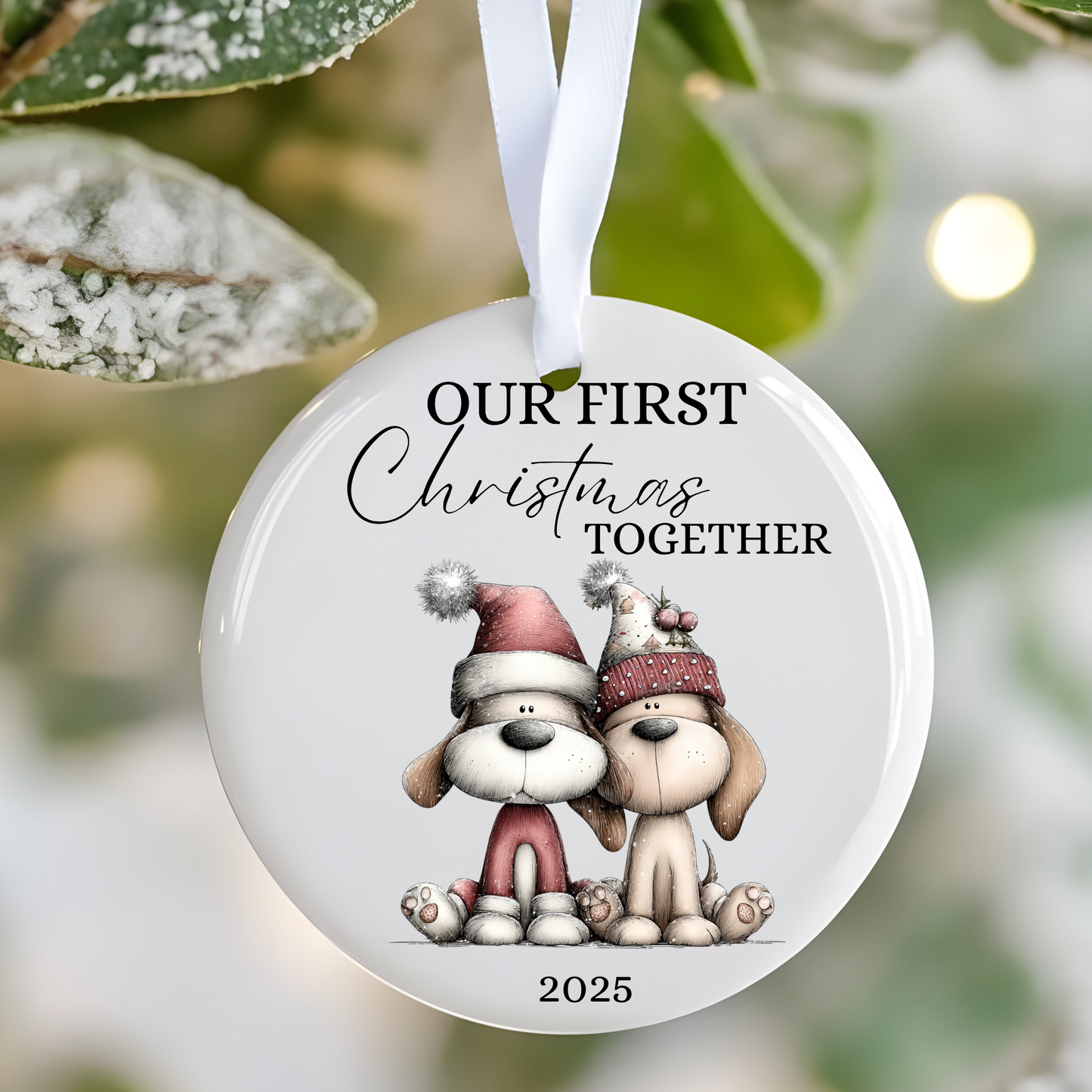 Our First Christmas Together Tree Ornament , Our First Christmas Together Bauble
