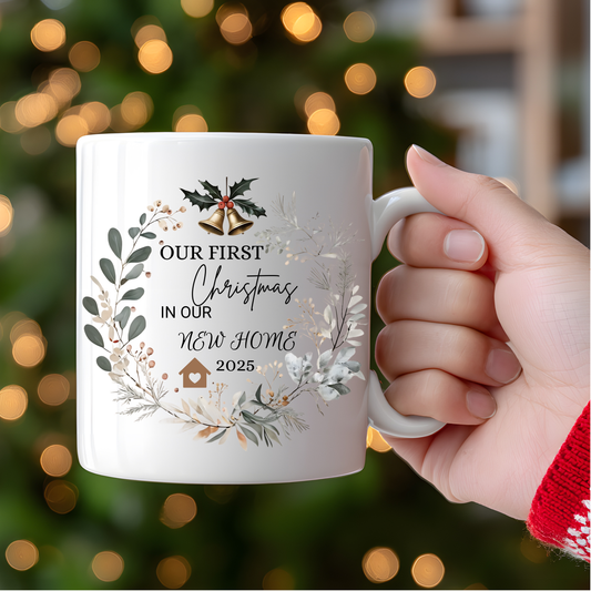 Our First Christmas In New Home Mug / Coaster : Our First Christmas Together