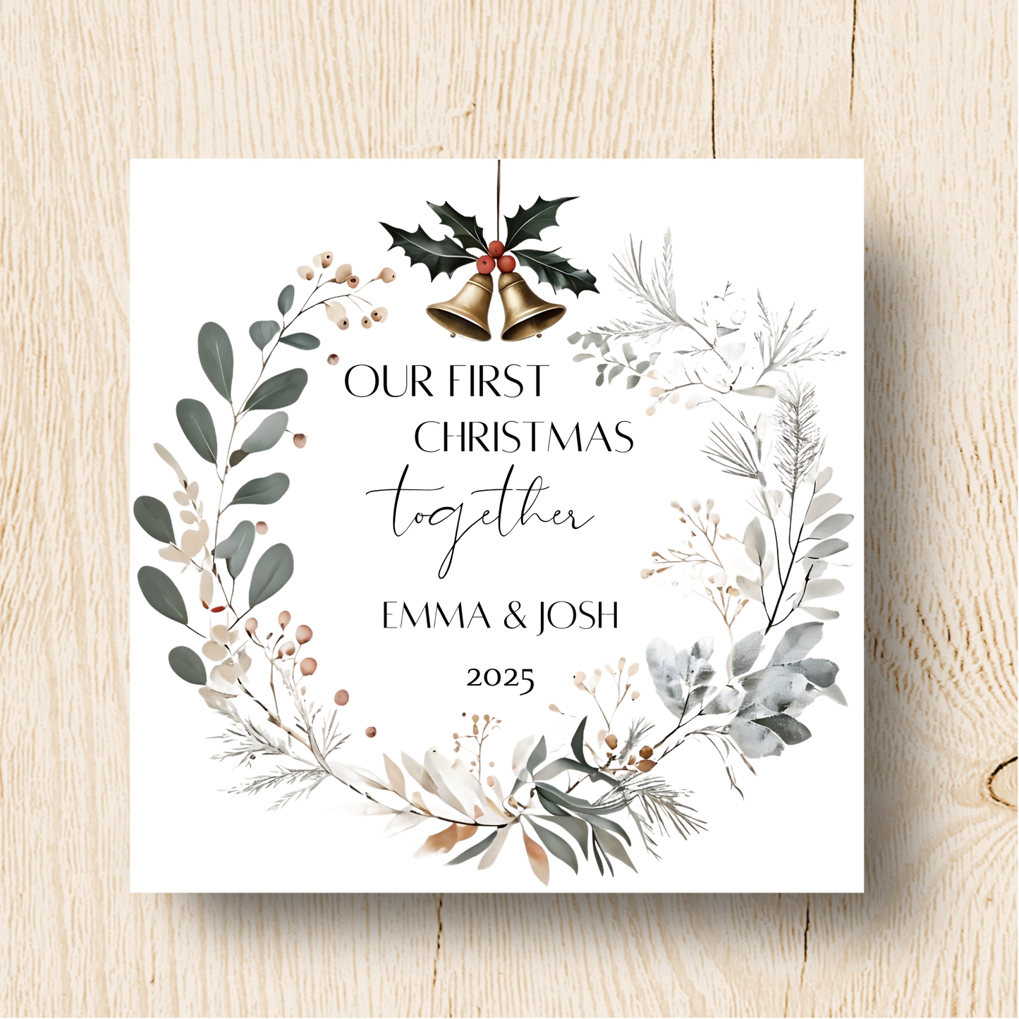 Personalised Mug / Coaster : Our First Christmas Together