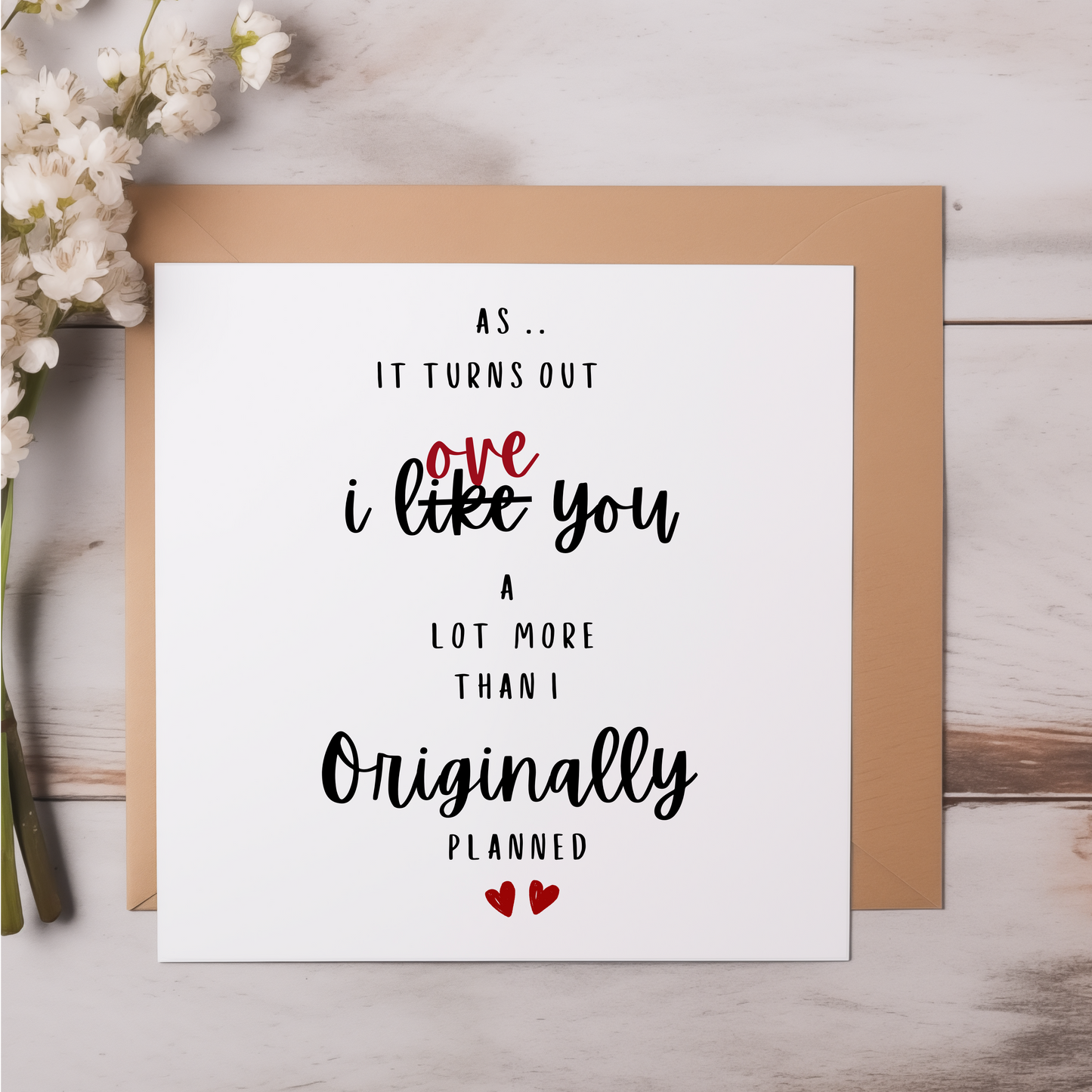 Happy Valentine's Day Card, For Him, For Her, For Boyfriend, For Husband , For Wife