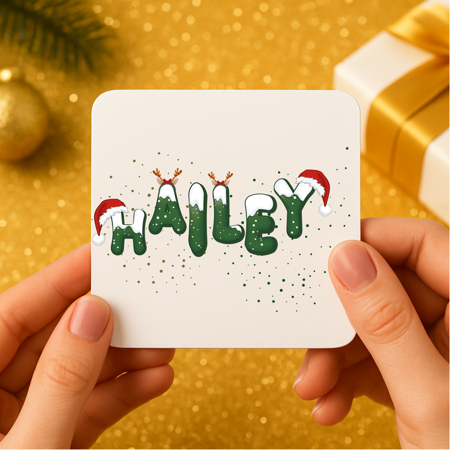 Personalised Mug / Coaster / Personalised Christmas Gift