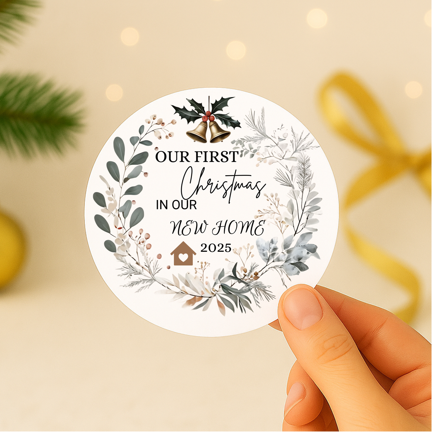 Our First Christmas In New Home Mug / Coaster : Our First Christmas Together