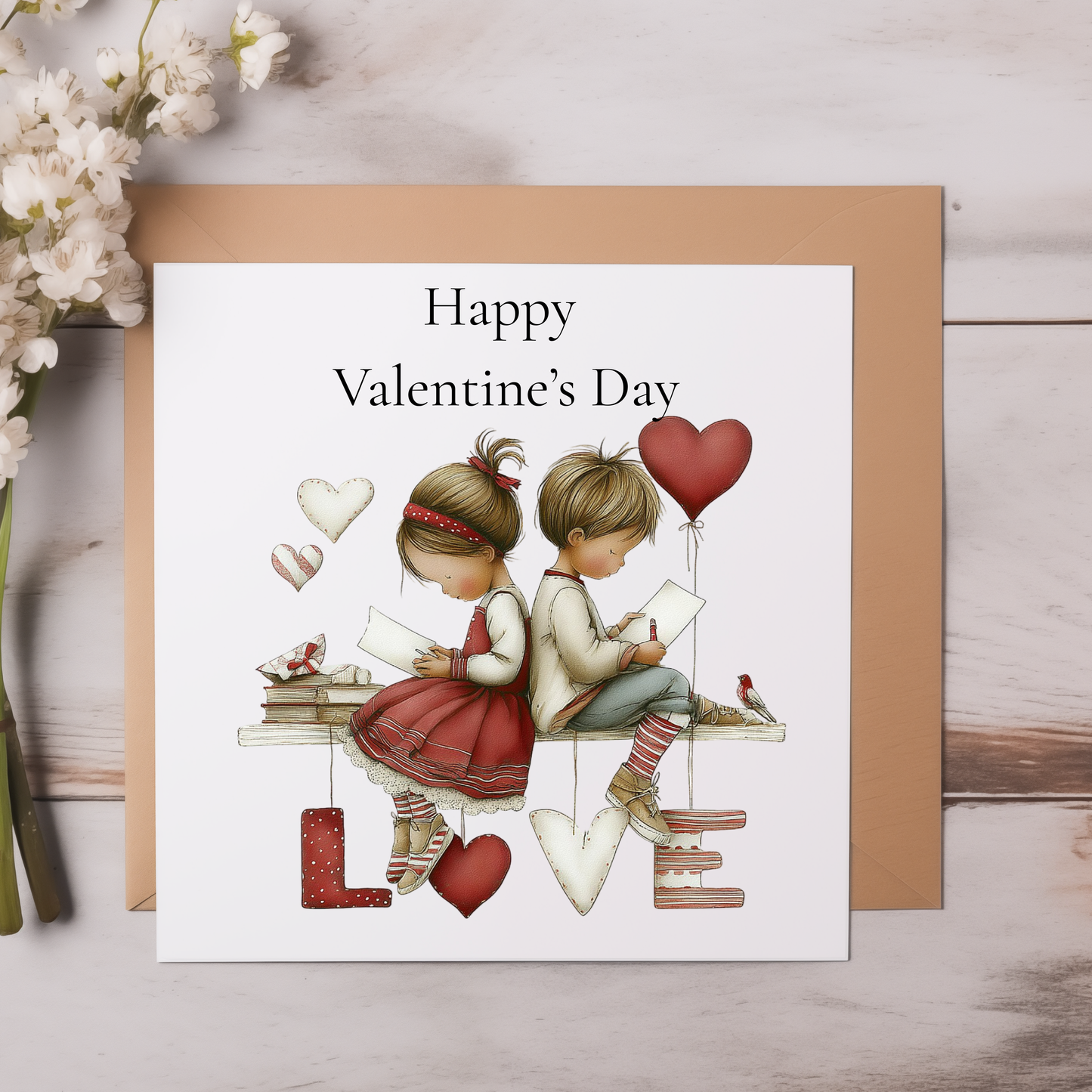 Personalised Happy Valentine's Day Card, For Him, For Her, For Boyfriend, Husband , Wife