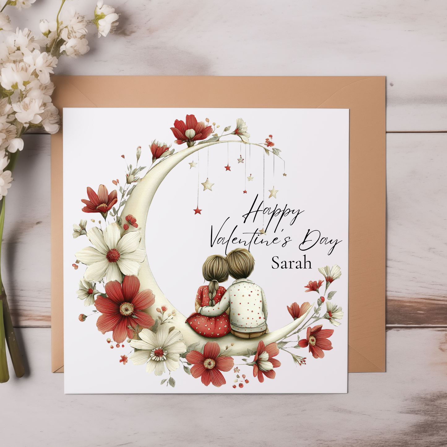 Personalised Happy Valentine's Day Card, Valentine's Gift For Him,  Valentine's Day Gift For Her, For Boyfriend, Greeting Card Wife