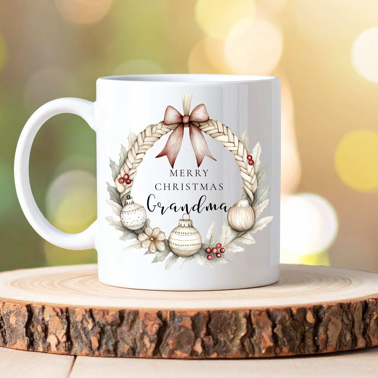 Grandma Mug & Coaster Set, This grandma is loved mug Gift