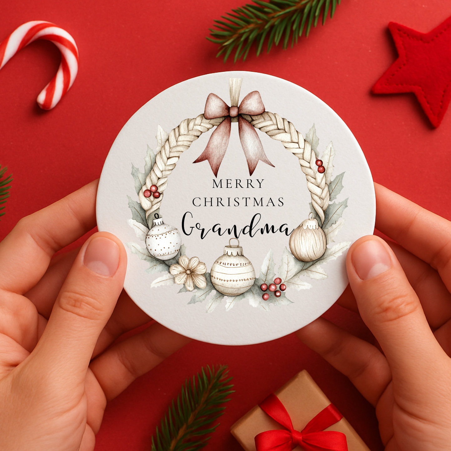 Grandma Mug & Coaster Set, This grandma is loved mug Gift